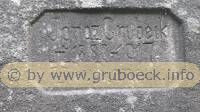 Gedenkstein in Ludwigsthal<br>GRUBCK Ignaz
