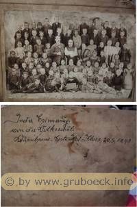 erste Klasse Volksschule Wurmbrand am 20.Mai 1898